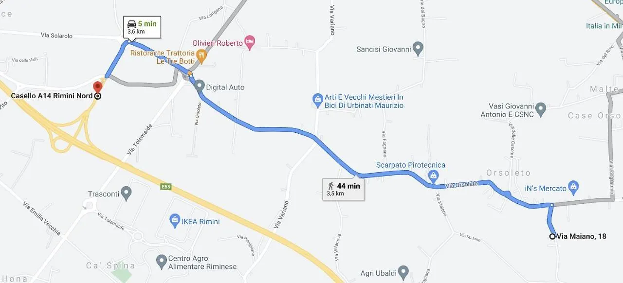 Chez Barnie Favoloso Appartamento Privato In Villa A 800Mt Ingresso Fiera Rimini Apartment